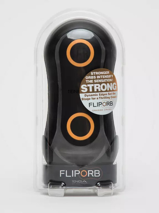 TENGA FLIP ORB STRONG MASTURBATOR ORANGE CRASH