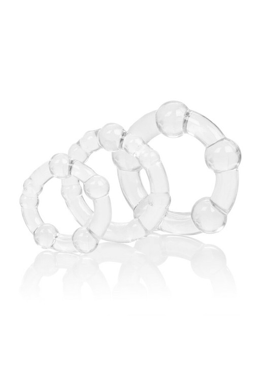  Island COCK Rings Clear Transparent