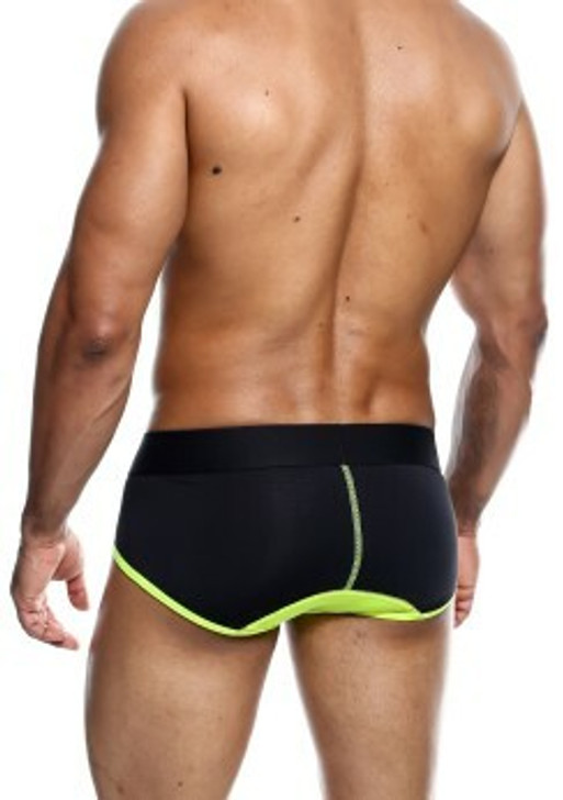 MaleBasics Neon Brief Yellow XL Large