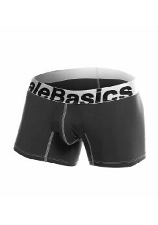 MaleBasics Microfiber Boxer Black Large