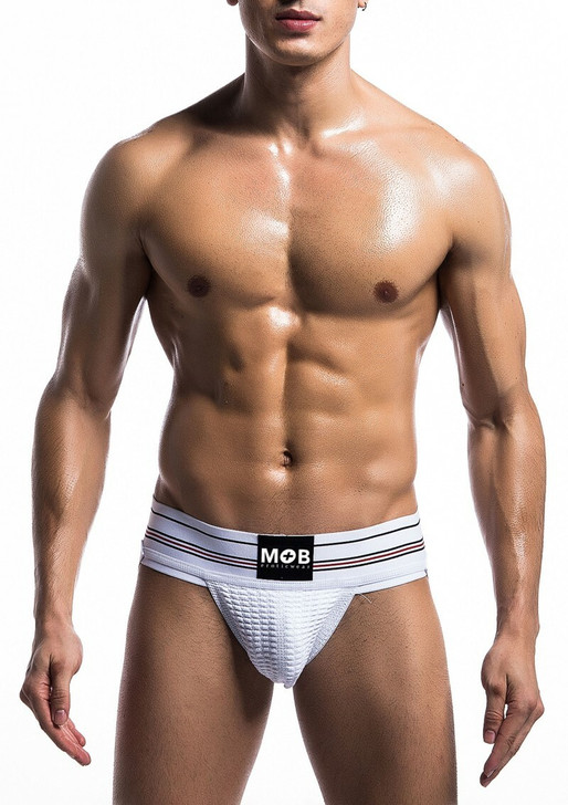 Fetish Classic Wide Jockstrap White Large