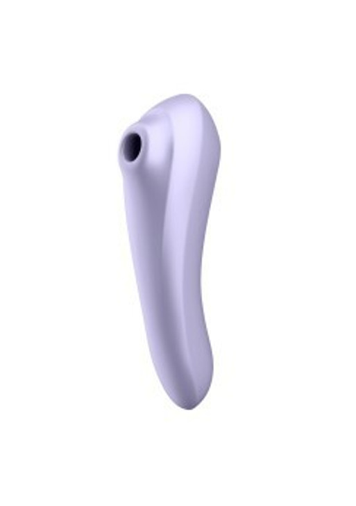 Dual Pleasure Bluetooth + App Vibration & Air Pulse Clitoral Stimulator Purple