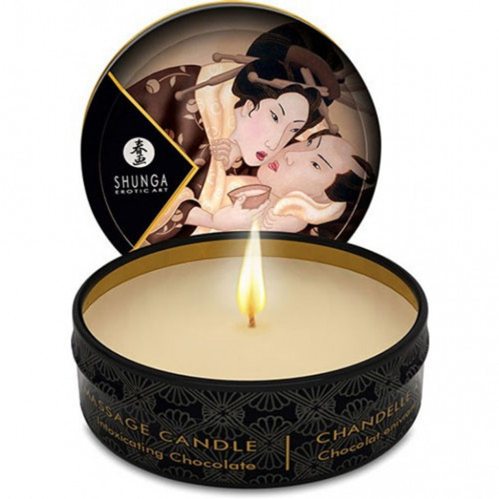 Shunga Massage Candle 30ml Rose