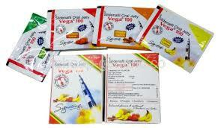 Vega Oral Jelly Sildenafil Citrate 100mg (2 Week Pack) 14 + Gratis 16pcs