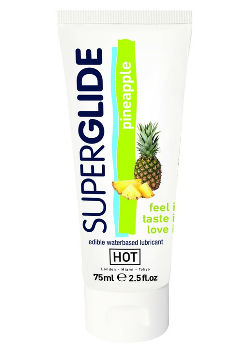 Edibles Superglide Lube 75ml - Βρώσιμο Λιπαντικό με γεύση Ανανά