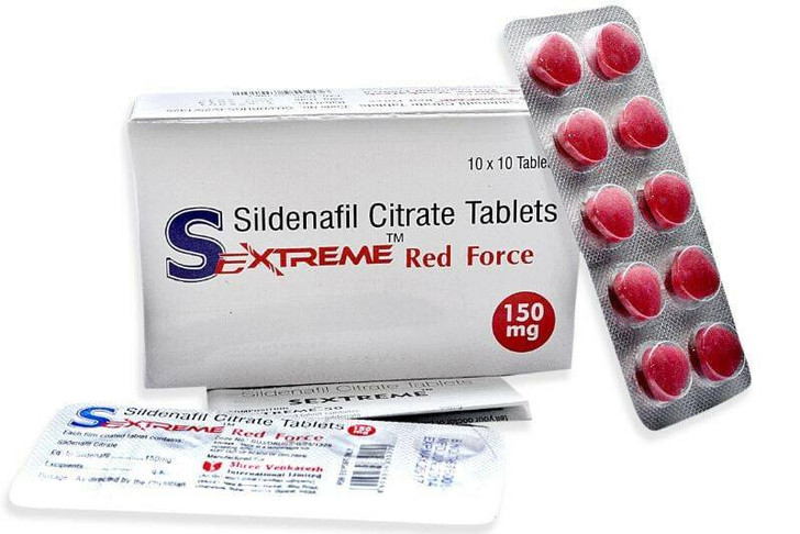 Sexextreme Red Force Sildenafil Citrate 150mg 10pcs
