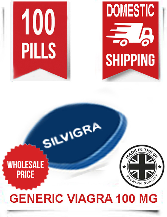 Silvgra Sildenafil Tablets 100mg (25 strips x 4 pills) 100 pcs