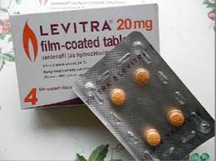 Levitra Vardenafil Tablets 20mg (1 Strip x 4) 4pcs