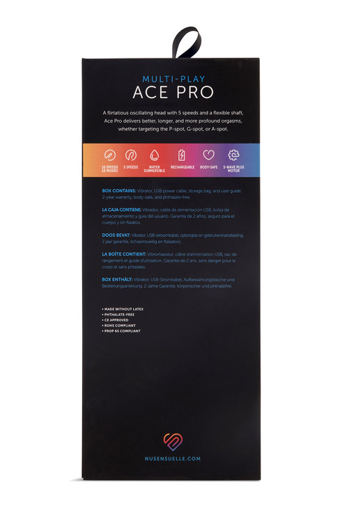 Ace Pro Prostate + G-Spot Vibe Black