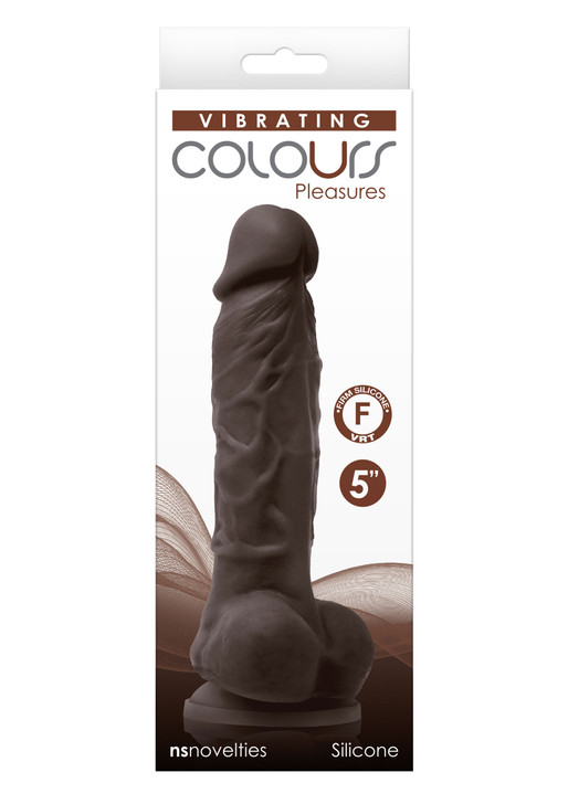 Vibrating Dildo 5 Inch Black