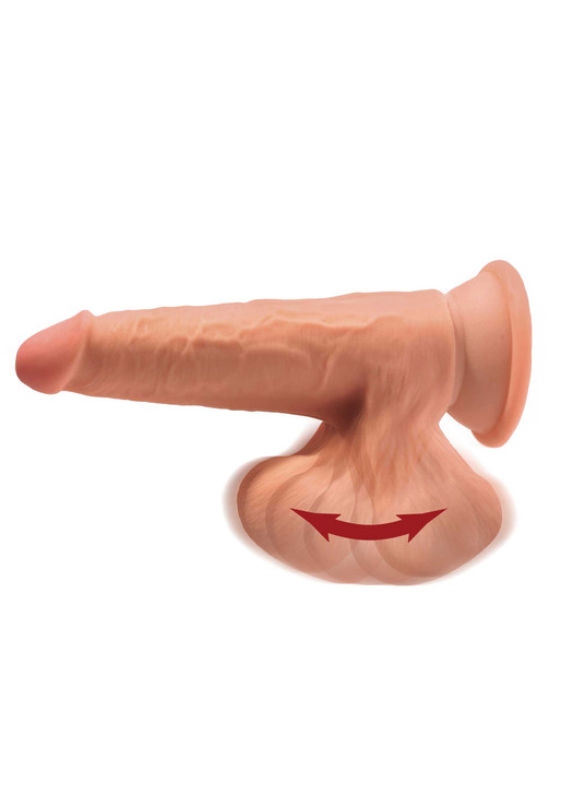 3D Cock Swinging Balls 7 inch