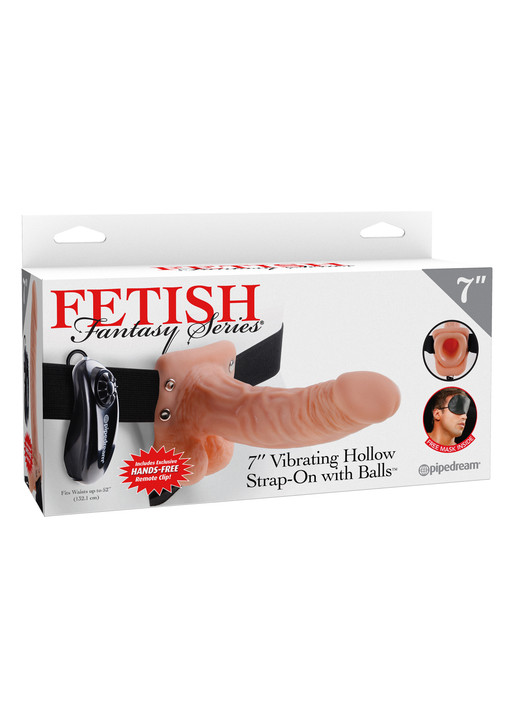 7 in. Vibrating Hollow Strap-On Skin