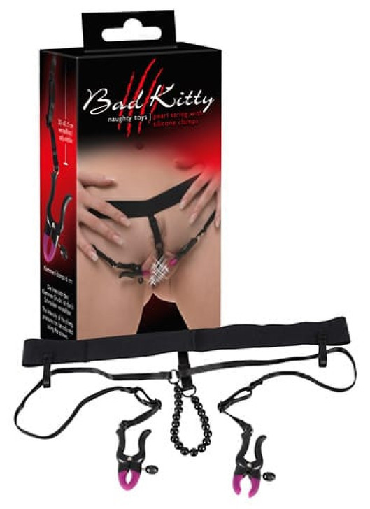 Bad Kitty String With Clamps