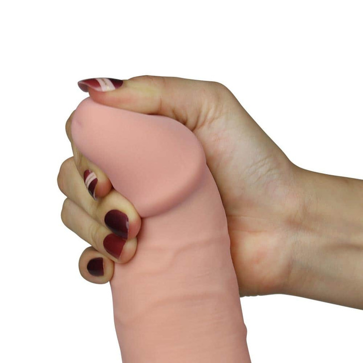 8.5" The Ultra Soft Dude - Vibrating Flesh