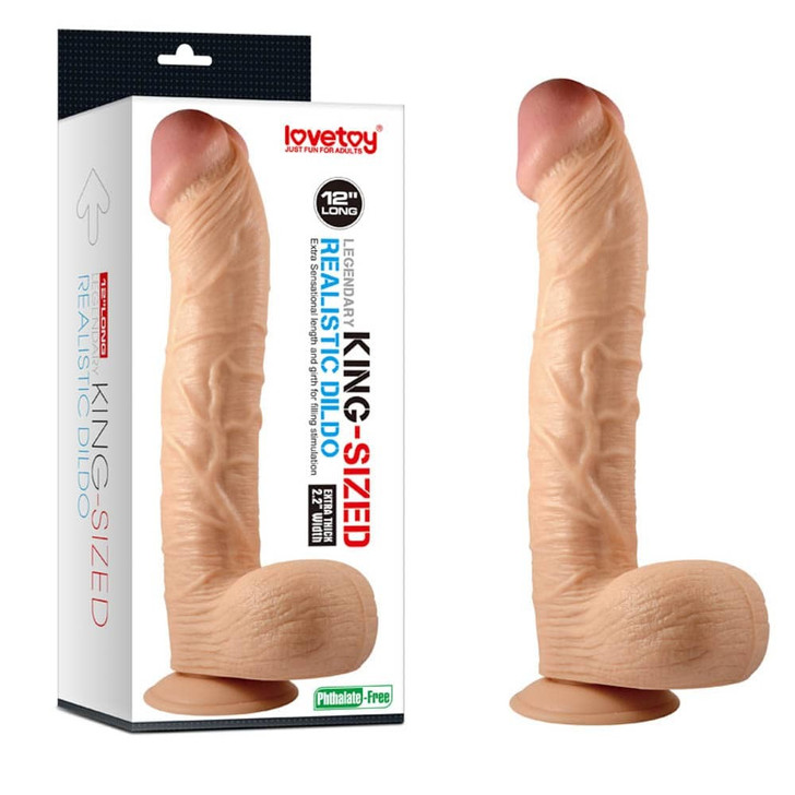 12" Legendary King-sized Realistic Dildo