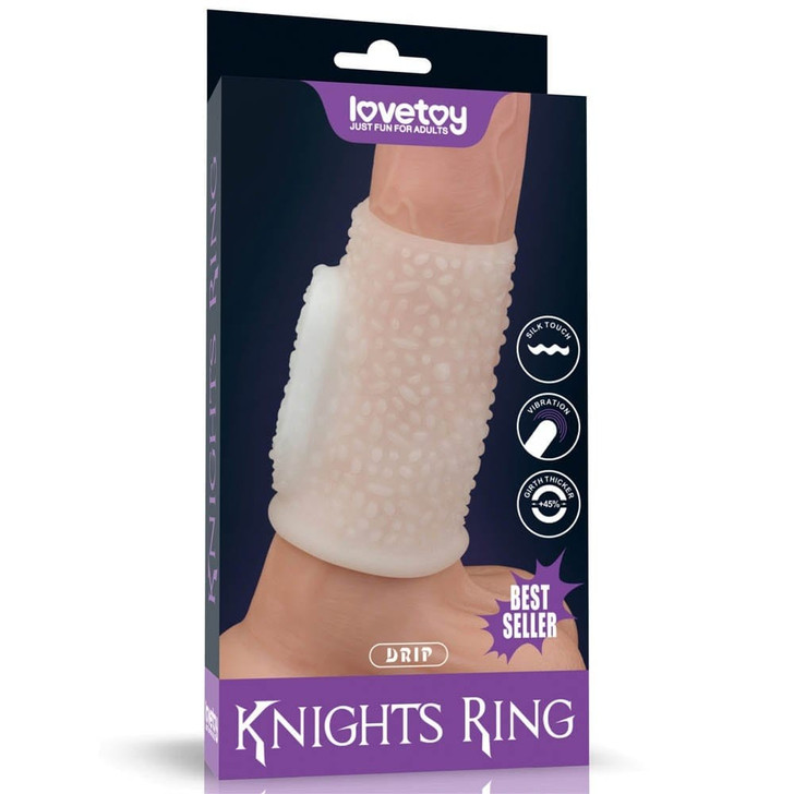 Vibrating Spiral Knights Ring (White) III