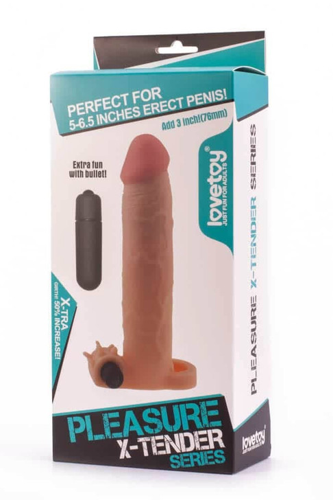 Pleasure X-Tender Vibrating Penis Sleeve #5