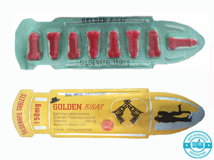 Golden Binas Sildenafil 150mg 8 Tablets Red