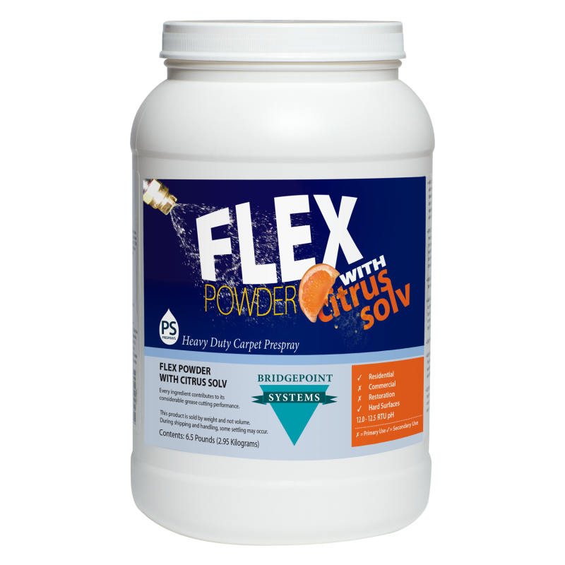 Flex Powder w/ Citrus Solv – 6.5 lb Heavy‑Duty Carpet Prespray