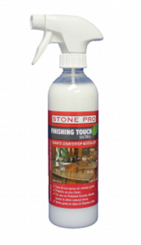 FINISHING TOUCH SPRAY - GRANITE COUNTERTOP CLEANER/REVITALIZER/PROTECTOR/POLISH - PINT, STONEPRO