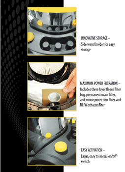 TV 2 SS Canister Vacuum
