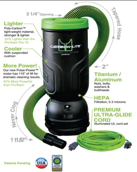 CARBON-LITE BACKPACK VACUUM, MOSQUITO