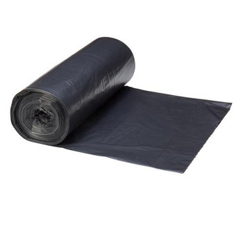 40/45 Gallon Can Liner Roll, Black, 40" x 46", 1.2 MIL