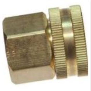 90 degree Brass Swivel Connector 3/4F 