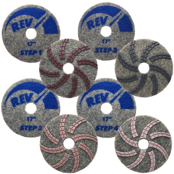 REV DIAMOND PAD - STEP 2 - 17", STONEPRO