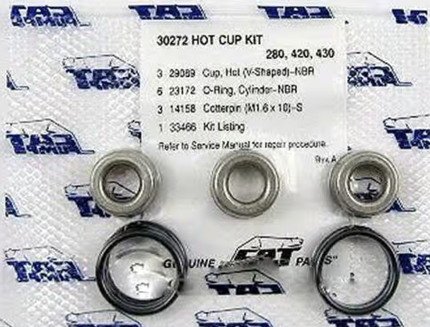 Hot Cup Kit - 30272- For 280 420 430 Pumps - CAT PUMPS