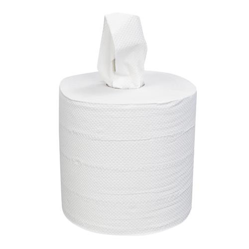 Center Pull Paper Towel 2-Ply 600-Sheets, White, 7.3" x 10"