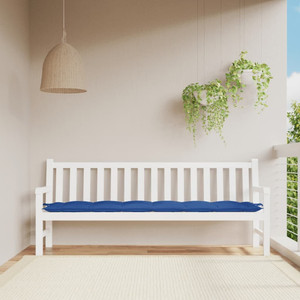 Garden Bench Cushion Blue Oxford fabric 78.7 x 19.7 x 2.8 A949-314990