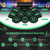 Electronic Drum Set with 2 Build-in Stereo Speakers for Kids-Green - Color: Green D681-MU10093US-GN