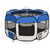  Foldable Dog Playpen with Carrying Bag Blue 43.3"x43.3"x22.8" A949-171014