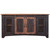 60" Black Solid Wood Cabinet Enclosed Storage Distressed TV Stand N270-528709