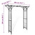  Garden Arch 78.7"x20.5"x80.3" A949-40778