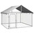  Outdoor Dog Kennel with Roof 78.7"x78.7"x59.1" A949-171498