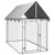 Outdoor Dog Kennel with Roof 78.7"x39.4"x59.1" A949-171496