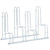 Bicycle Stand for 4 Bikes Floor Freestanding Galvanized Steel A949-4005570