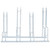 Bicycle Stand for 4 Bikes Floor Freestanding Galvanized Steel A949-4005570