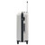Hardcase Trolley Set 3 pcs Bright Silver ABS A949-91887
