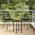 Garden Chair Set of 2 Black Steel, polyethylene A949-319429