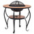 Mosaic Fire Pit Table Terracotta 26.8" Ceramic A949-46723
