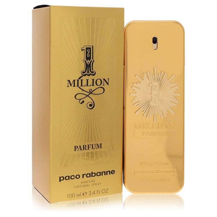 1 Million Parfum by Paco Rabanne Parfum Spray 3.4 oz (Men) V728-553924