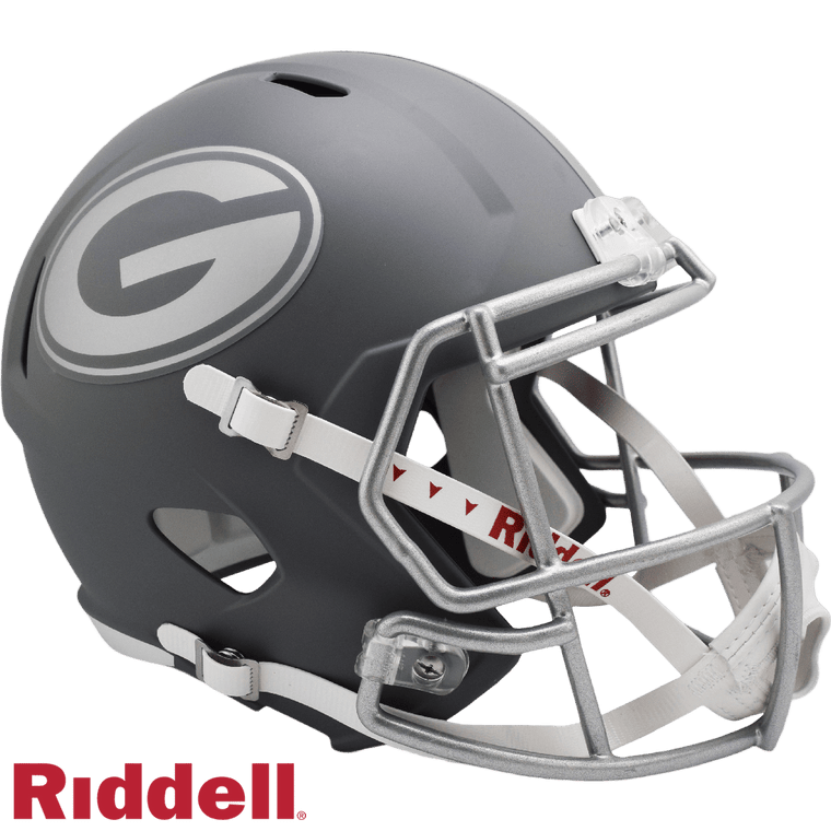 Georgia Bulldogs Helmet Riddell Replica Full Size Speed Style Slate Alternate Z157-9585587856