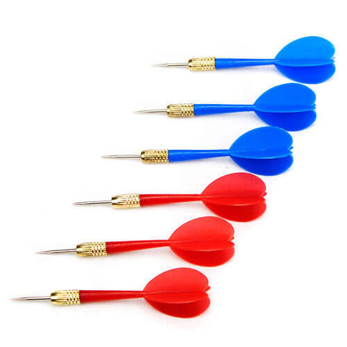 Brass Tip Red/Blue Balloon Darts (6-pack) K940-10760046444862