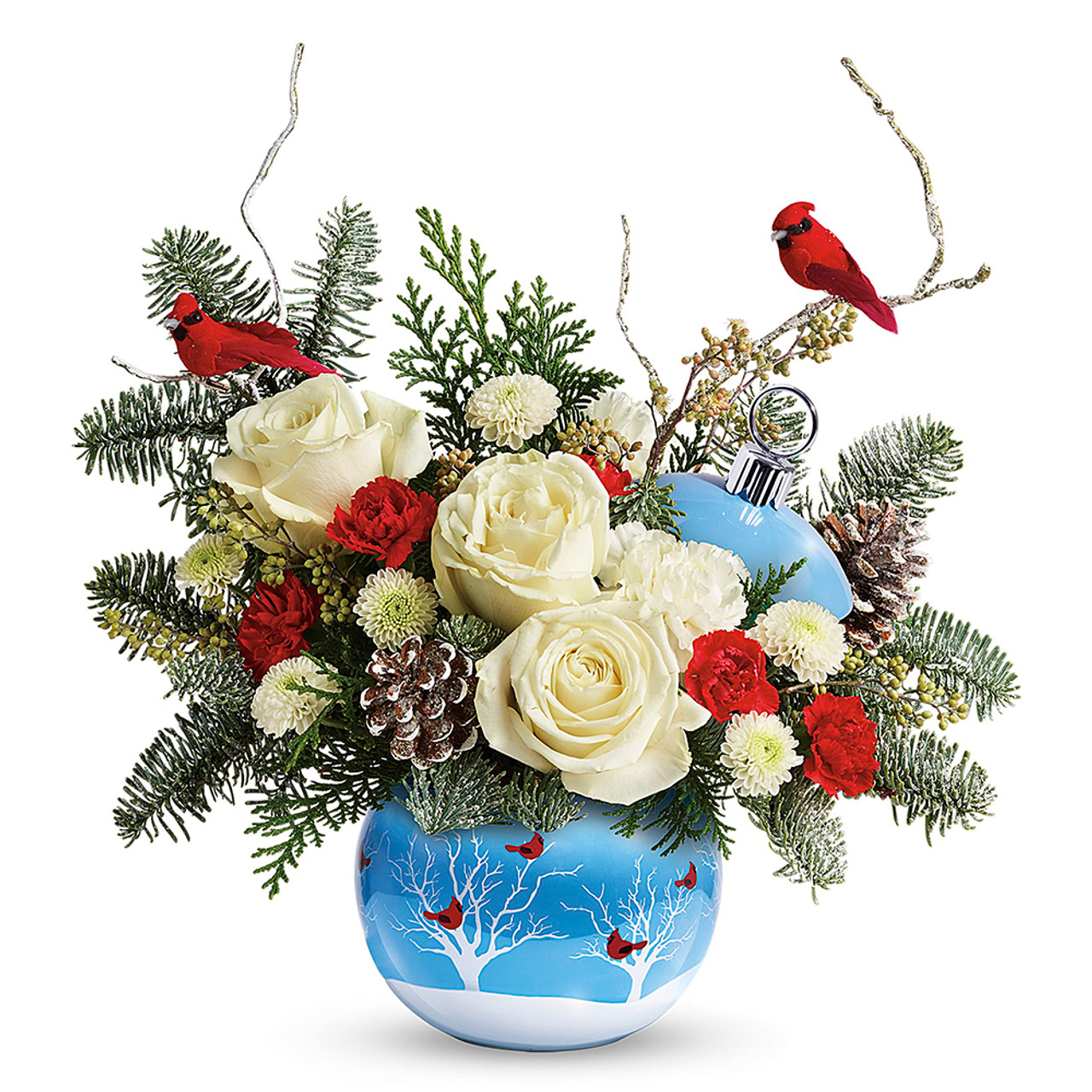 Teleflora S Winter Flock Bouquet Salvy The Florist