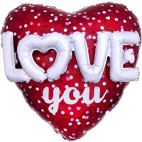 Giant Hearts and Dots Balloon