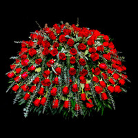 Salvy's Heartfelt Gratitude Casket Spray | Salvy the Florist