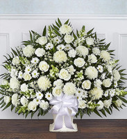 Peace and Tranquility White Sympathy Basket | Salvy the Florist